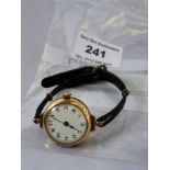 9K GOLD DENNISON WATCH