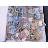 BAG OF ASSORTED FOREIGN BANK NOTES