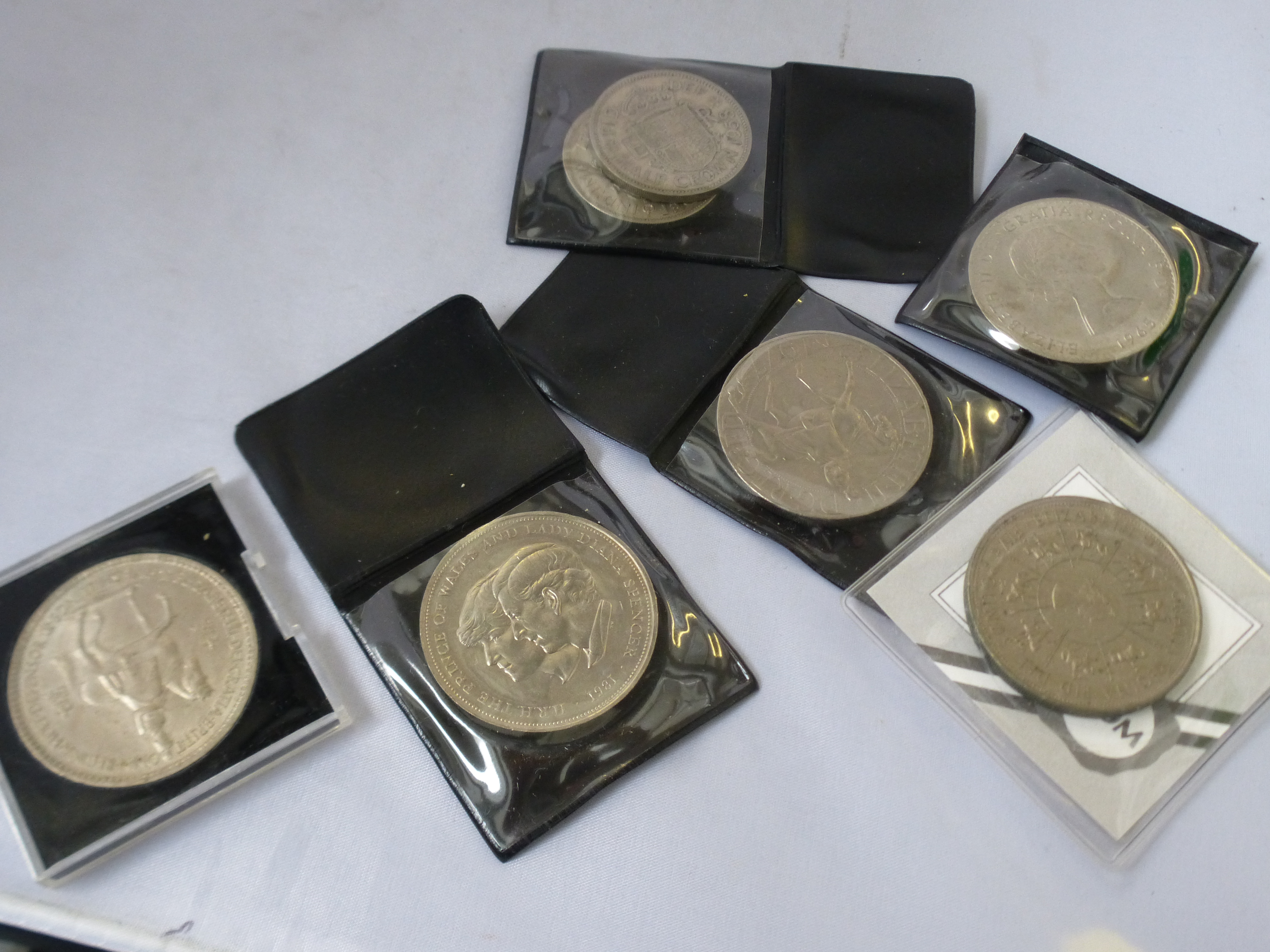 10 CROWNS, £5 COIN, £1 NOTE, £2 COIN, 13 50PS, 2 HALF CROWNS AND 3 6 PENCES - Image 9 of 12
