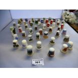 50 ASSORTED THIMBLES