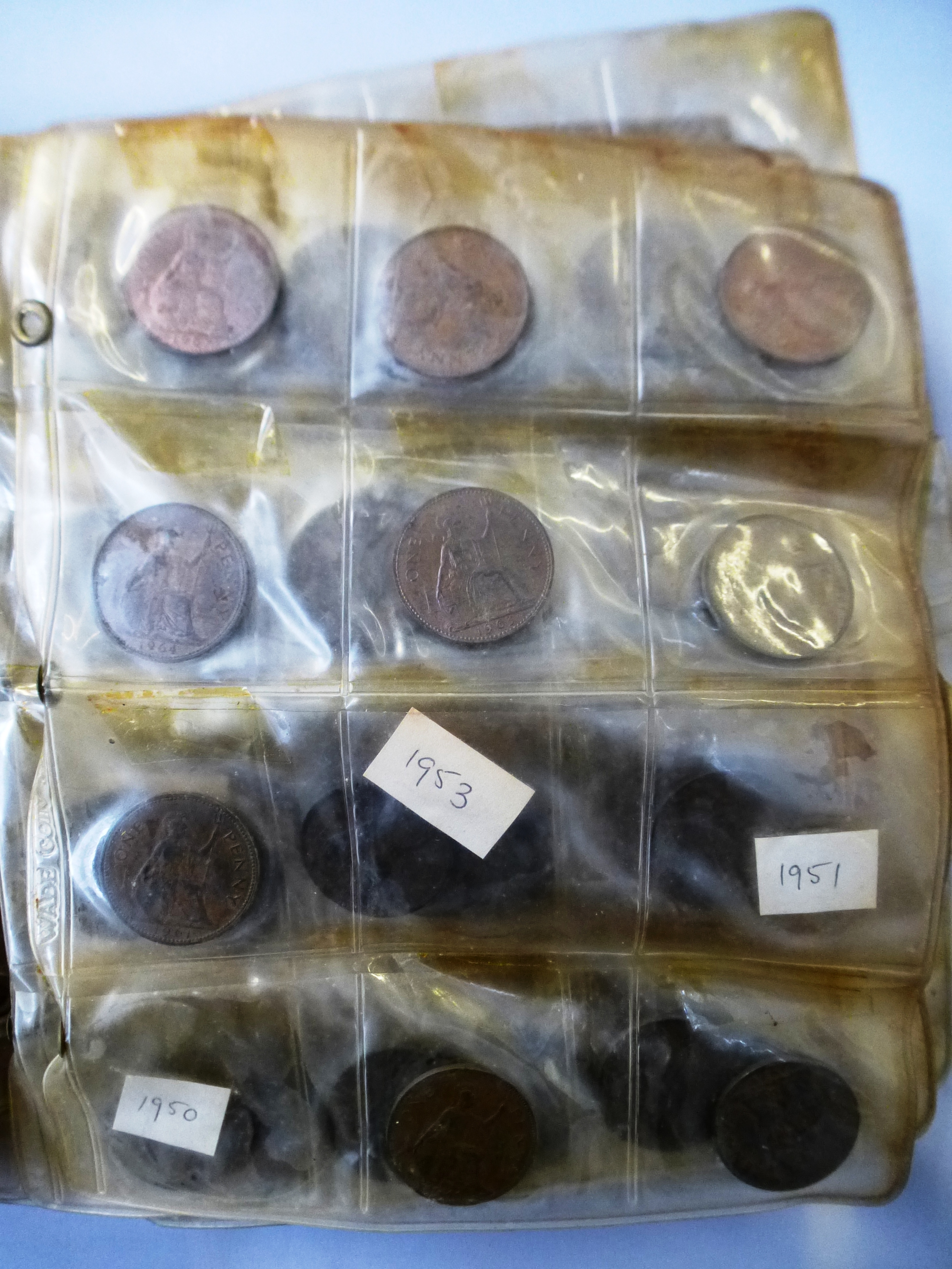 WADE COIN ALBUM WITH ASSORTED UK COINS - Image 2 of 15
