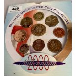 2000 United Kingdom Brilliant Uncirculated Coin Collection