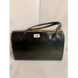 Ackery black leather handbag