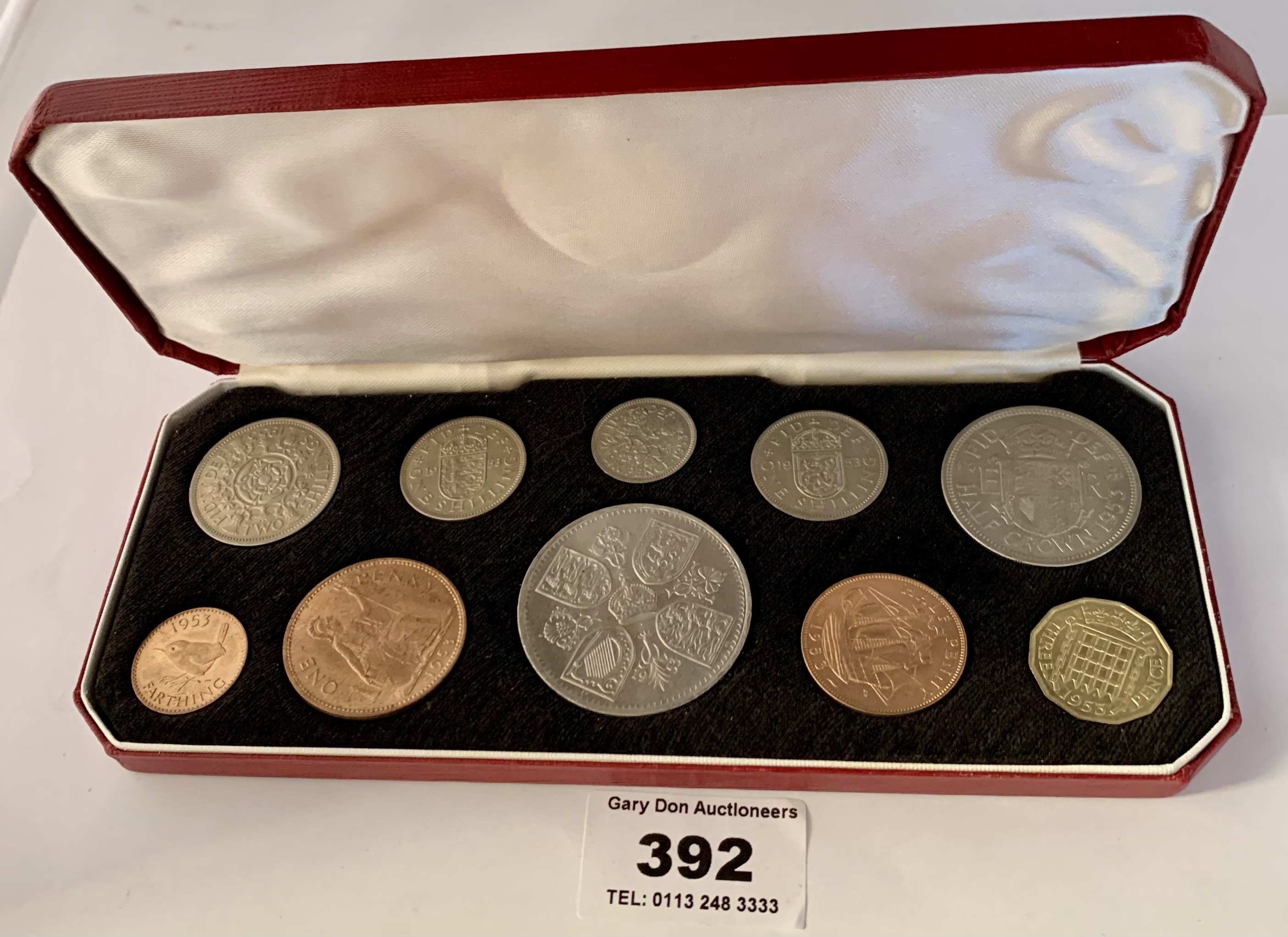 Boxed 1953 Elizabeth II Coronation 10 coin set - Image 2 of 2