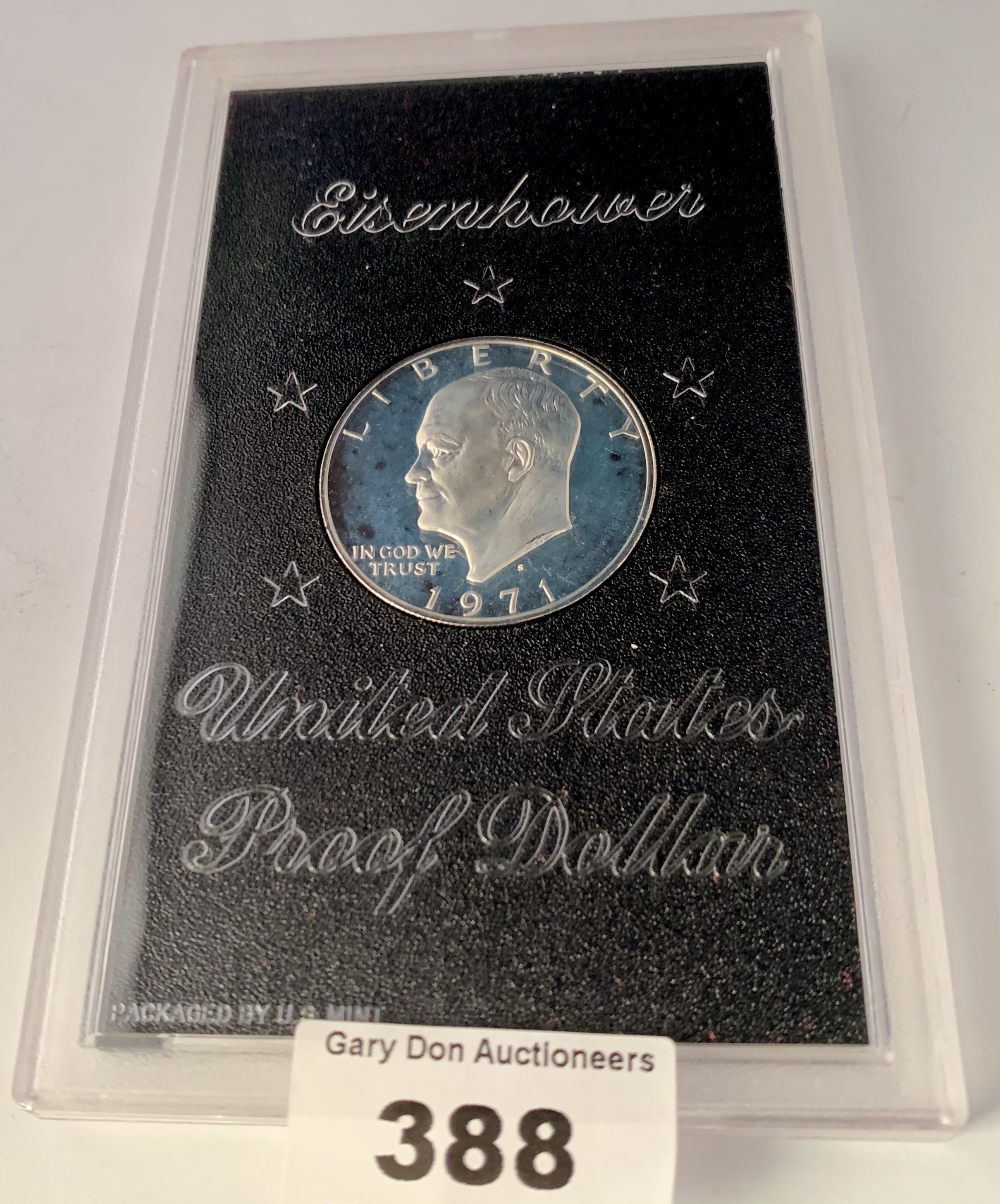 Framed silver proof Eisenhower dollar - Image 2 of 4