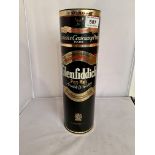 Boxed and sealed Glenfiddich Pure Malt Scotch Whisky with Exclusive Centenary Print
