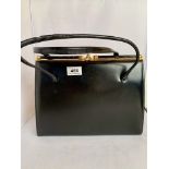 Fassbender black leather handbag