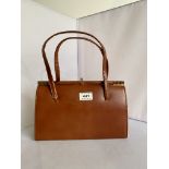 Elbeif brown leather handbag