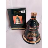 Boxed and sealed Bells Extra Special Old Scotch Whisky, Christmas Decanter 1995, aged 8 years