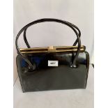 Nil Sim-Il-E black leather handbag