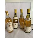 4 bottles of white wine – Joseph Drouhin Chablis 1980, Pouilly Fuisse 1977, Cotes de Bergerac 1985