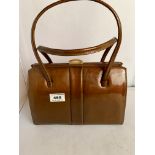 Matchmaking by Interwainer bronze leather handbag