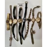 8 assorted ladies watches