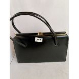 Elbeif black leather handbag