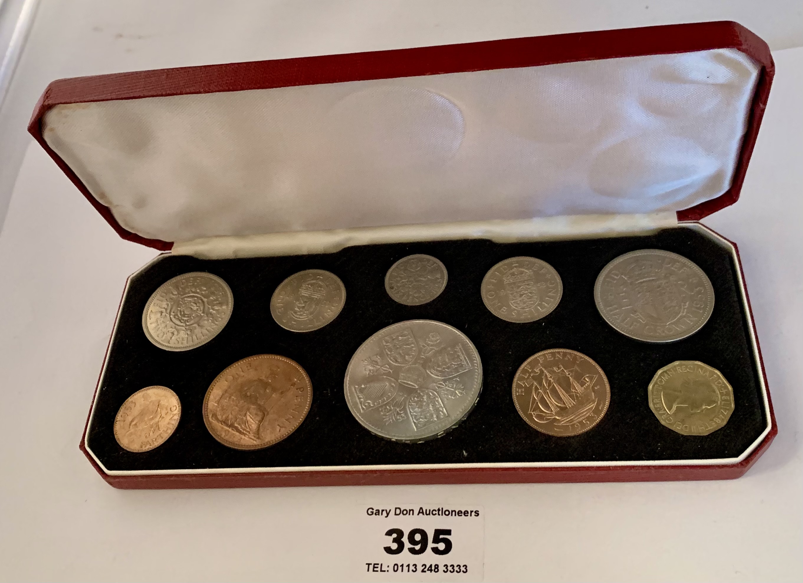 Boxed 1953 Elizabeth II Coronation 10 coin set - Image 2 of 2