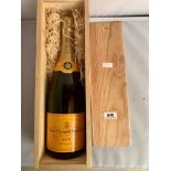 Boxed bottle of Veuve Clicquot Ponsardin Champagne Brut