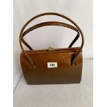 Elbeif bronze leather handbag