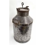 Vintage milk churn, 23" high