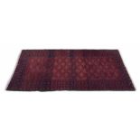 Persian Zabol design red ground runner, 80" x 45" approx