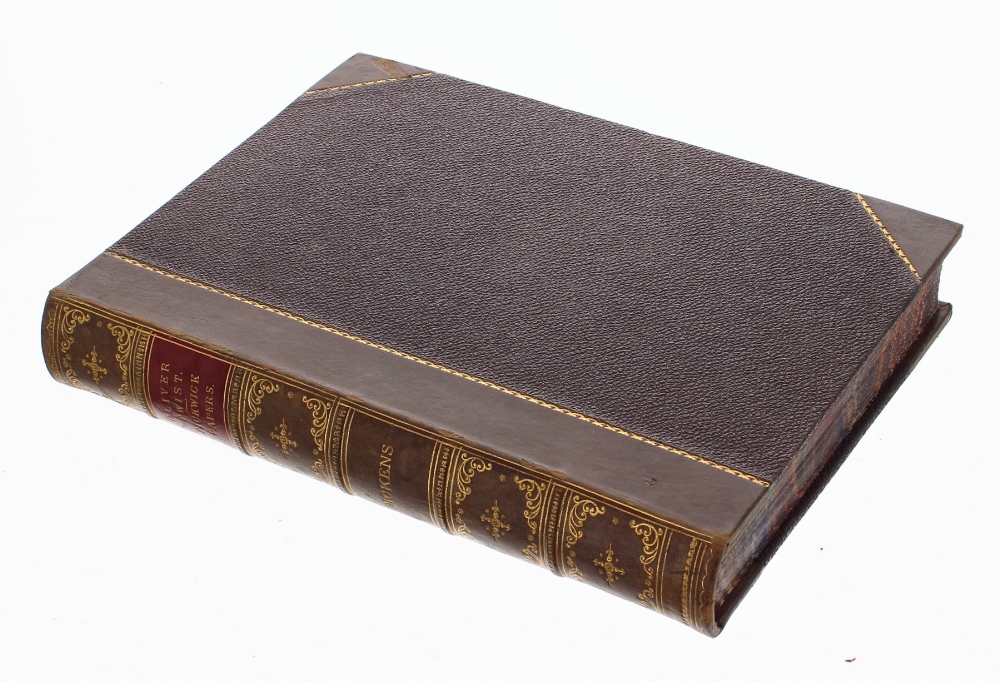 Dickens, Charles - 9 works by, good leather binding, Published Chapman and Hall, 193 Piccadilly (9) - Image 2 of 3