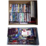 Large collection of DVDs, including PG to 18 certificates (over 150). Also a small collection of