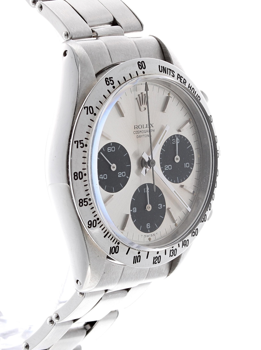Rare and Fine Rolex Cosmograph Daytona stainless steel gentleman's bracelet watch, ref. 6239, - Image 7 of 10