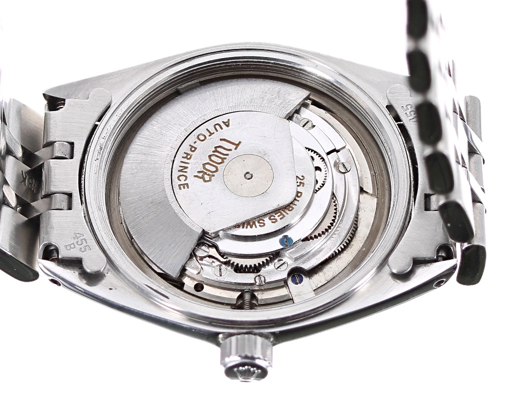 Tudor Prince Oysterdate 'Big Rose' Rotor Self-Winding stainless steel gentleman's bracelet watch, - Image 3 of 4