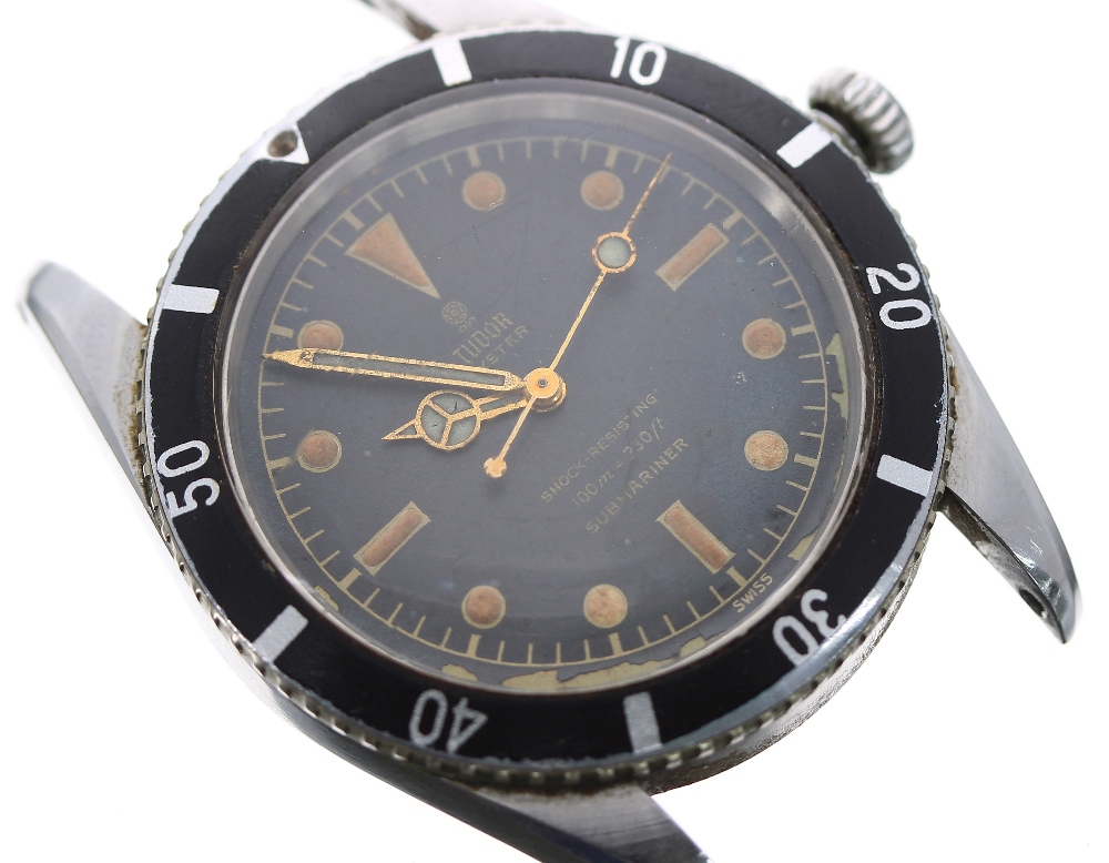 Extremely Rare Tudor Oyster Submariner stainless steel gentleman's wristwatch, ref. 7923, serial no. - Image 10 of 18