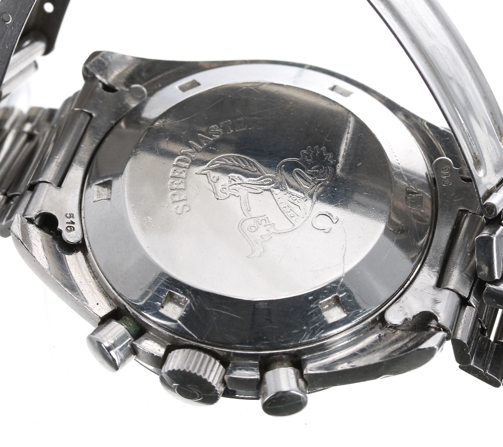 Rare Omega Speedmaster 'Ultraman' chronograph stainless steel gentleman's bracelet watch, ref. - Image 8 of 15