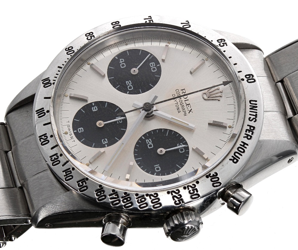 Rare and Fine Rolex Cosmograph Daytona stainless steel gentleman's bracelet watch, ref. 6239, - Image 3 of 10