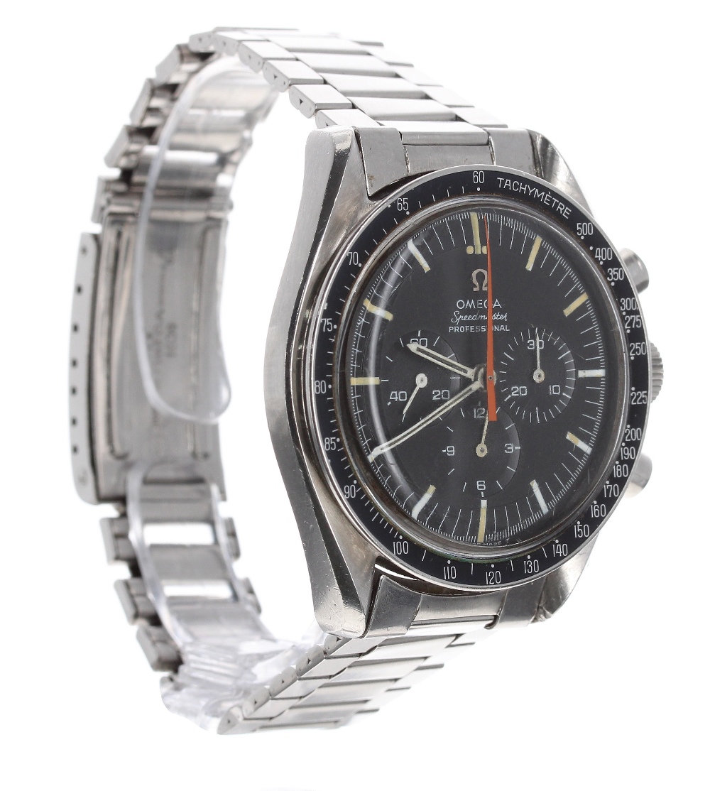 Rare Omega Speedmaster 'Ultraman' chronograph stainless steel gentleman's bracelet watch, ref. - Image 5 of 15