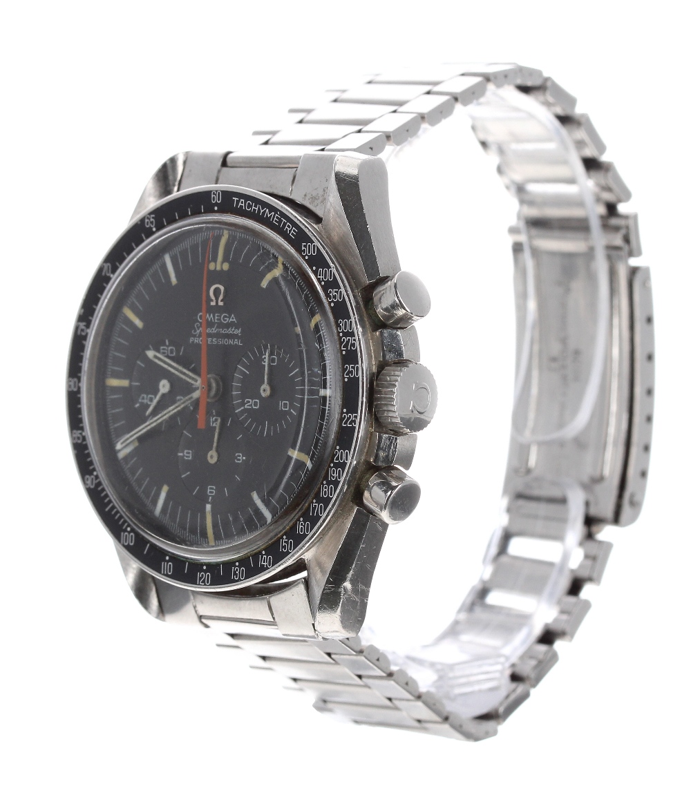 Rare Omega Speedmaster 'Ultraman' chronograph stainless steel gentleman's bracelet watch, ref. - Image 3 of 15