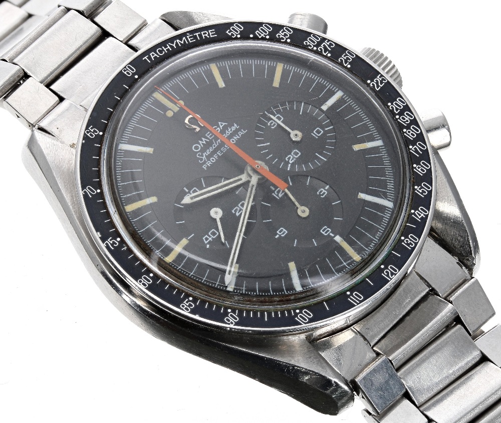 Rare Omega Speedmaster 'Ultraman' chronograph stainless steel gentleman's bracelet watch, ref. - Image 12 of 15