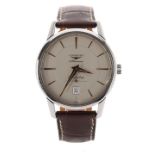 Longines Flagship Heritage oversized automatic stainless steel gentleman's wristwatch, ref. L4.795.