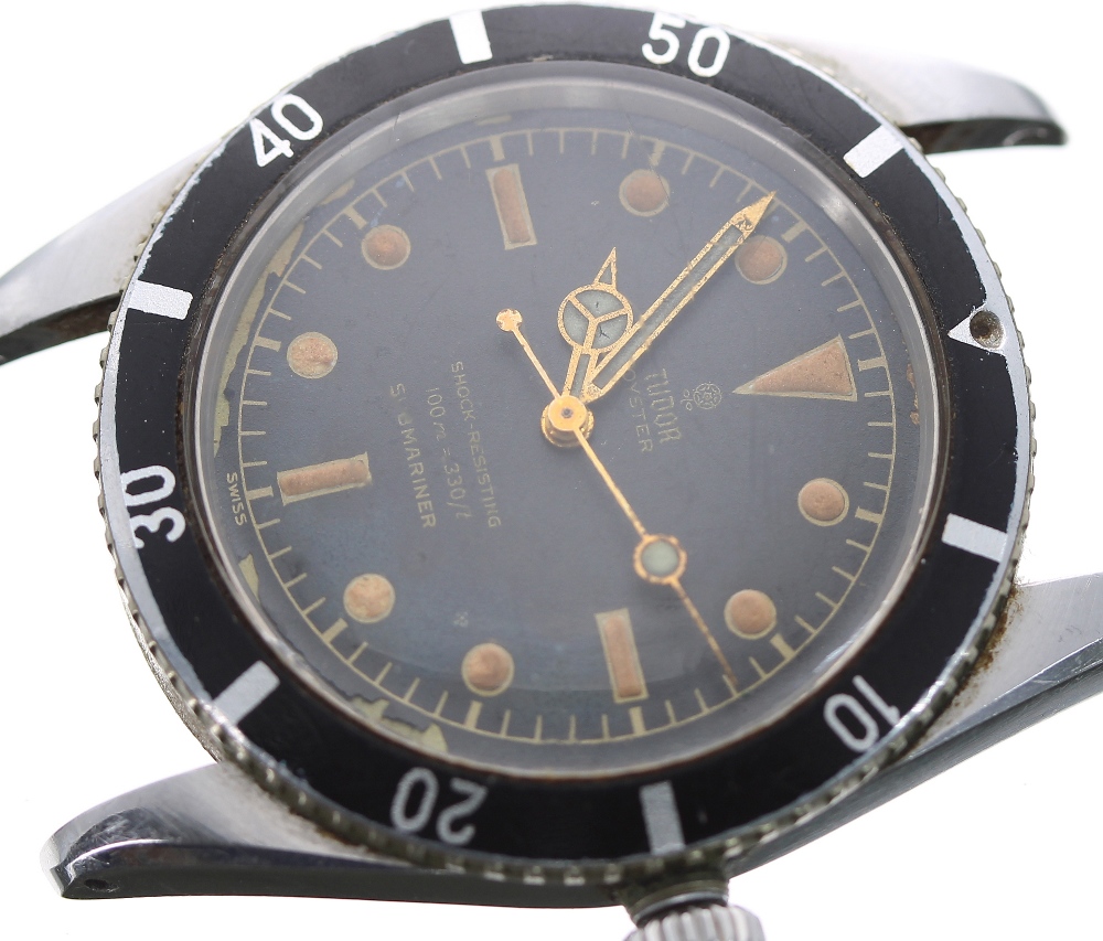 Extremely Rare Tudor Oyster Submariner stainless steel gentleman's wristwatch, ref. 7923, serial no. - Image 11 of 18