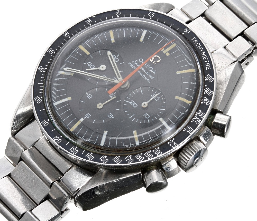 Rare Omega Speedmaster 'Ultraman' chronograph stainless steel gentleman's bracelet watch, ref. - Image 13 of 15