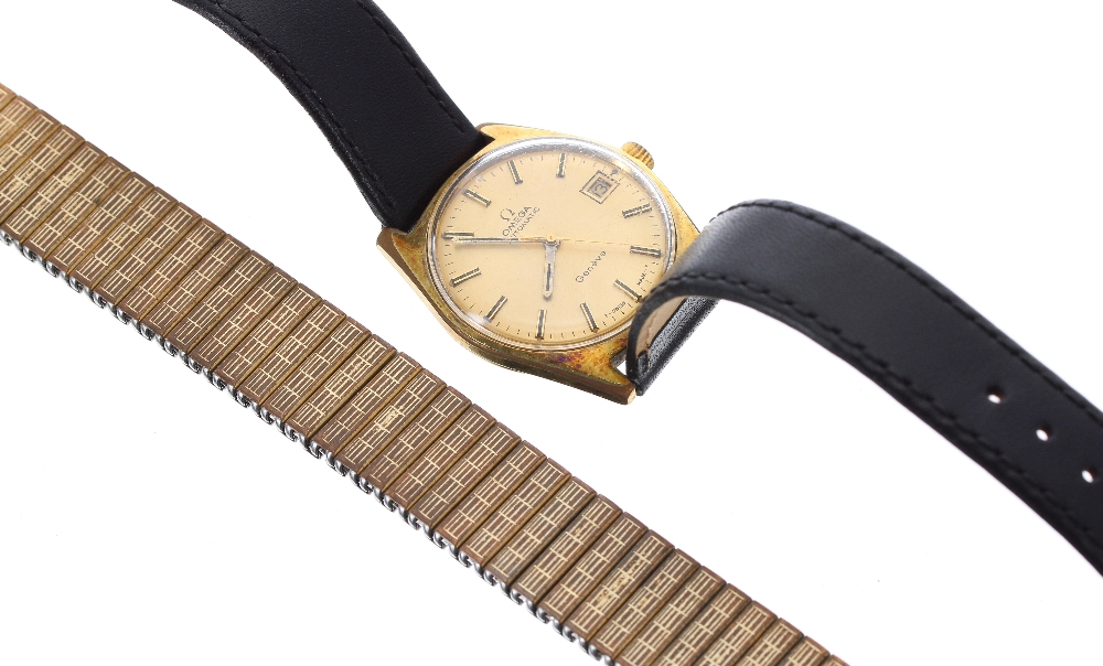 Omega Genéve automatic gold plated and stainless steel gentleman's wristwatch, ref. 166.041, circa