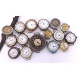 Quantity of wire-lug wristwatches for repair (16)