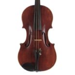 Interesting early 20th century violin, possible Eastern European, labelled Giovanni Cavani..., the