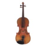 Early 20th century German violin, 14 1/16", 35.70cm