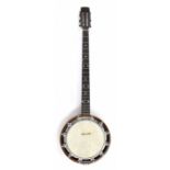 Windsor Ideal Model 8 five string zither banjo, case