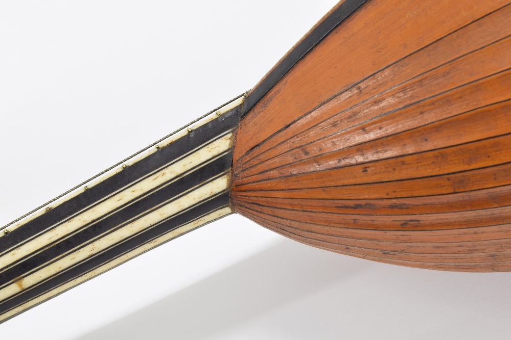 Neapolitan mandolin by Donato Filano, Naples, 1760, the back with twenty-one fluted ribs, the - Image 12 of 12