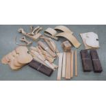 Good selection of stringed instrument makers wood, including ten violin fronts, three violin