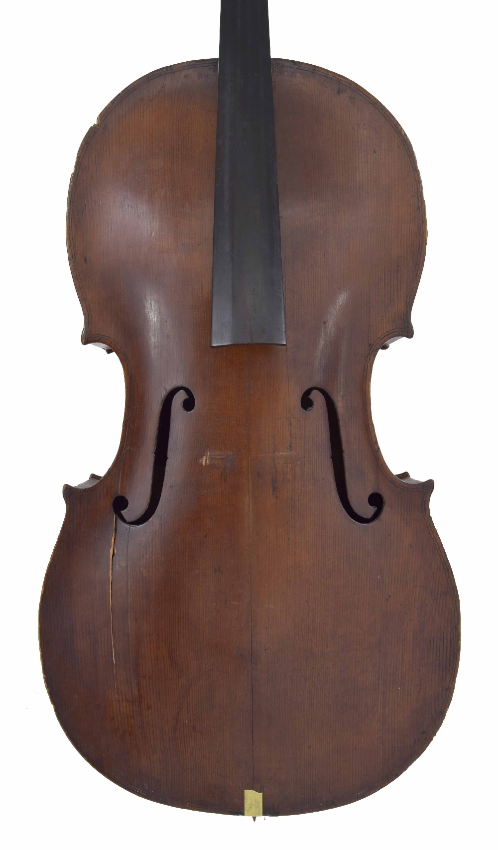 Old English violoncello circa 1890, in need of restoration, 29 1/2", 74.90cm