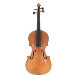 Violin labelled Joseph Guarnerius..., 14 3/16", 36cm