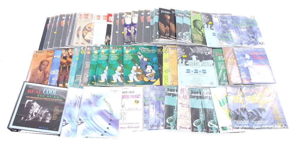 Large selection of music song books relating to jazz music (some duplications)