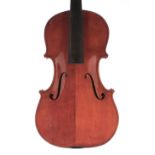 English viola by and faintly inscribed David Dix to the inner back, 15 1/2", 39.40cm