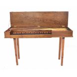 Alec Hodson clavichord, with 4.3 octaves and with non-fretted repaired sound board, within a