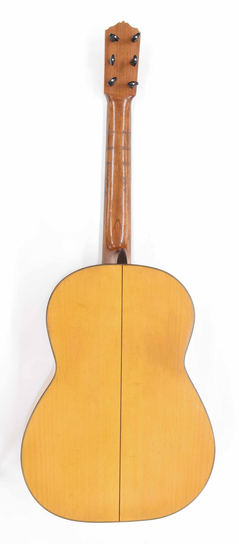 Spanish Flamenco guitar, by Sobrinos de Esteso, Madrid, 1957, the two piece back and ribs possibly - Image 2 of 4