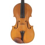 English viola by and labelled Dennis G. Plowright in Devizes, no. 33, 1969, 16 1/4", 41.30cm, case